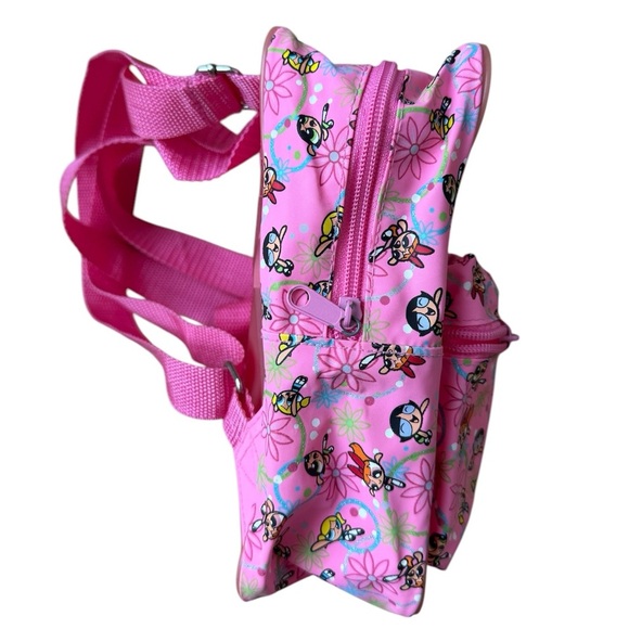 VTG Y2K Cartoon Network The Powerpuff Girls Rare Pink Backpack - Picture 3 of 7